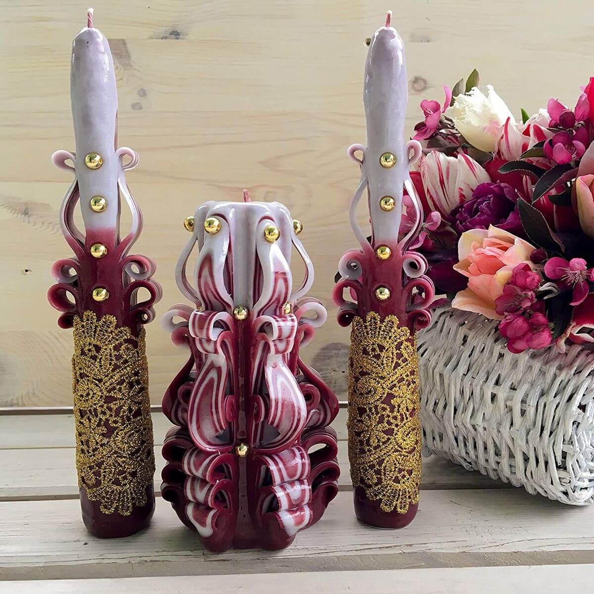 Wedding Day Ceremony Accessories - Unity Candles
