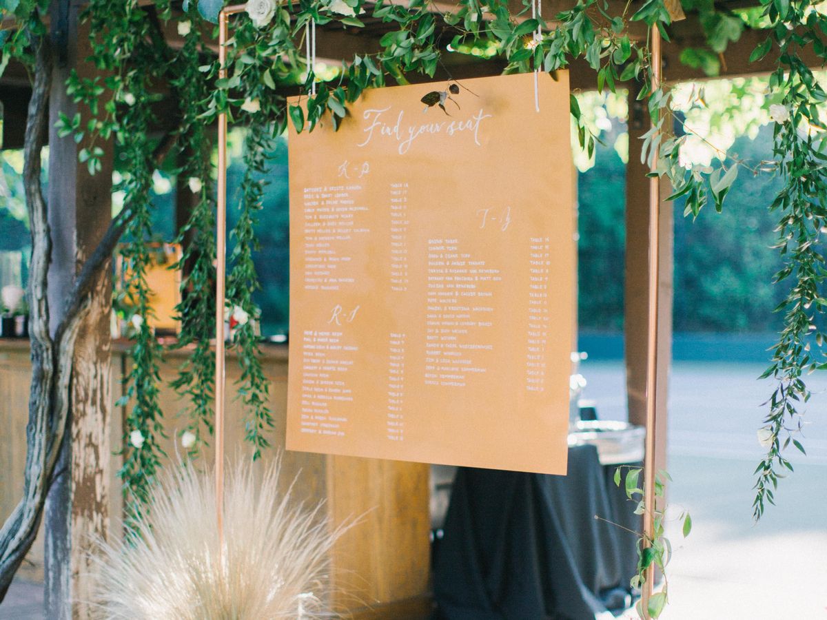 Wedding Day Ceremony Accessories - Seating charts